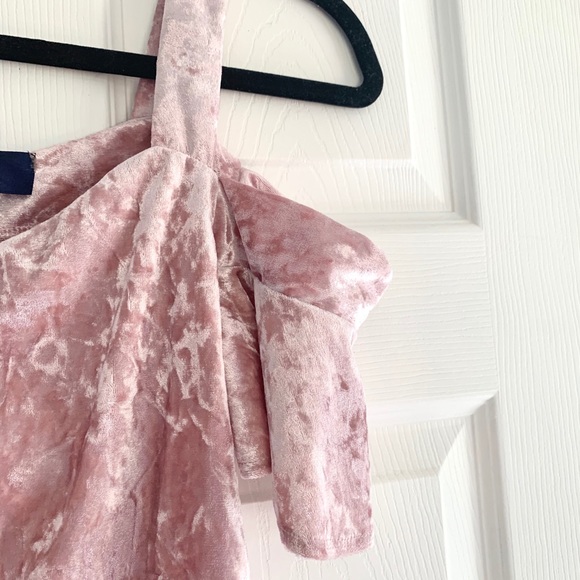 Blue Rain Francesca’s Crushed Velvet Top - Picture 4 of 5